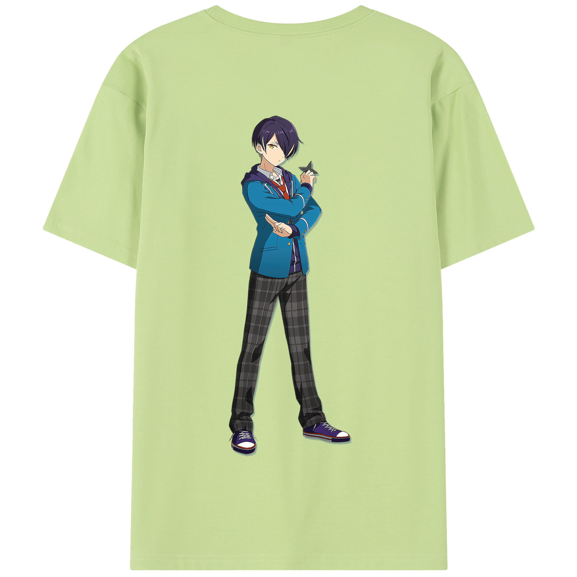（画像用） あんさんぶるスターズ! Ensemble Stars 綿100％半袖Tシャツ（背面プリント）